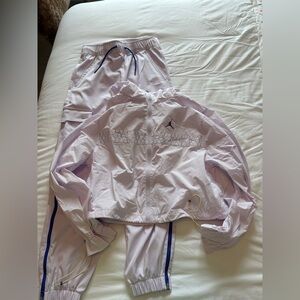 Jordan Light Purple Track Pants & Jacket Set